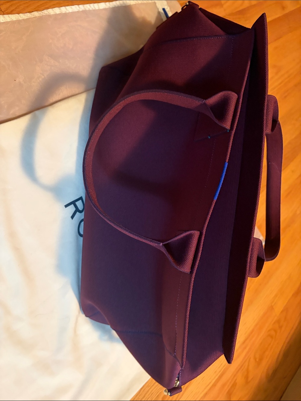 Rothy’s Deep Plum Overnighter Bag - Picture 5 of 7
